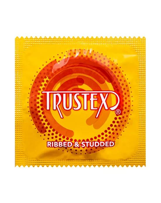 Trustex Ribbed & Studded Condoms - 48 Pack