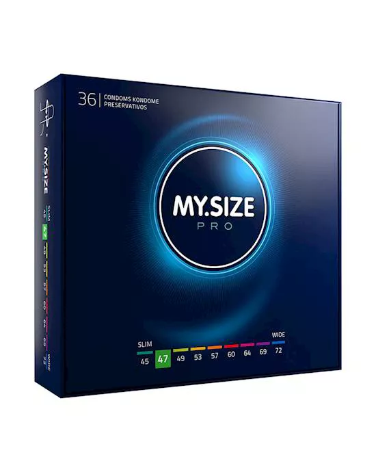 MySize Pro 47mm Condoms 36 Pack