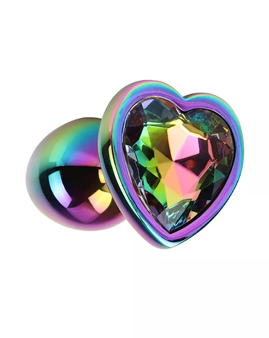 Rainbow Heart Gem Plug