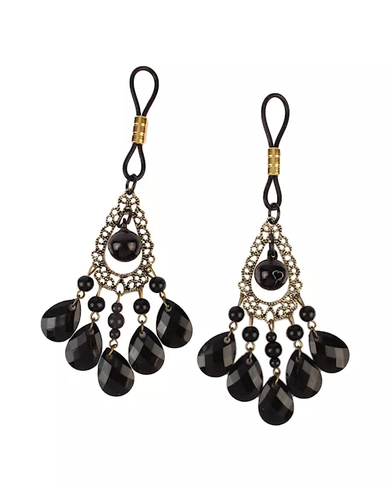 Jewelled Hanging Nipple Clamps