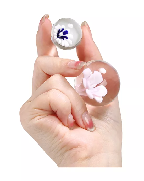 Lucent Flower Glass Kegel Balls