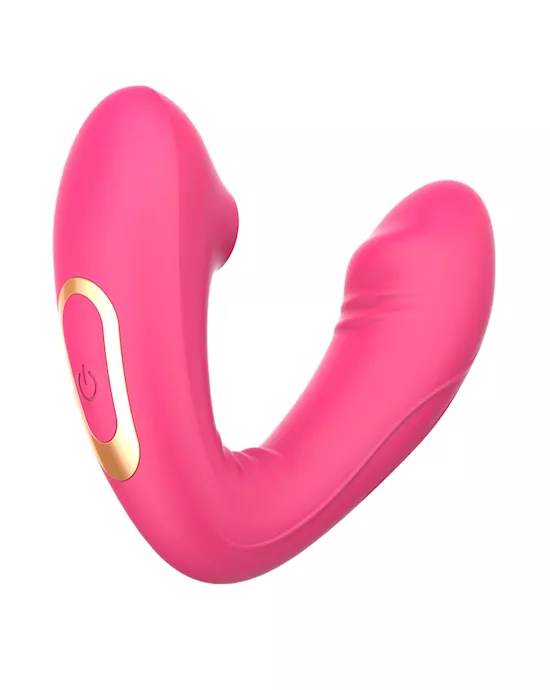 Dual Stimulation Phallic Suction Vibrator