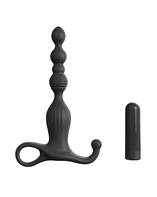 Prostate Beaded Massager with Bullet