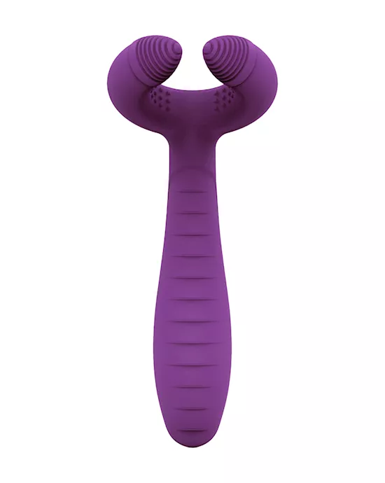 All Mine Textured Couples Vibrator