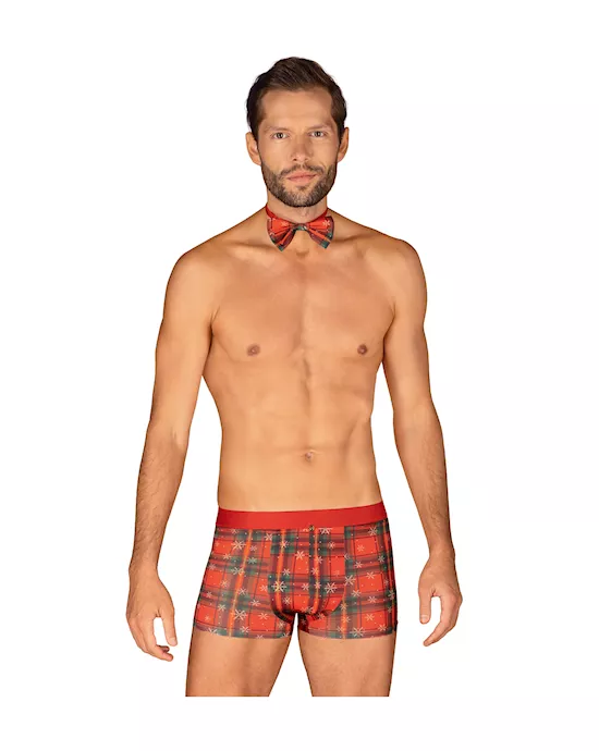 Obsessive Mr Merrilo Boxer Shorts & Bow Tie