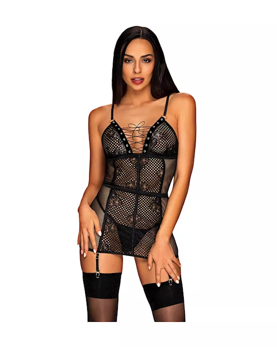Obsessive Basitta Chemise & Thong