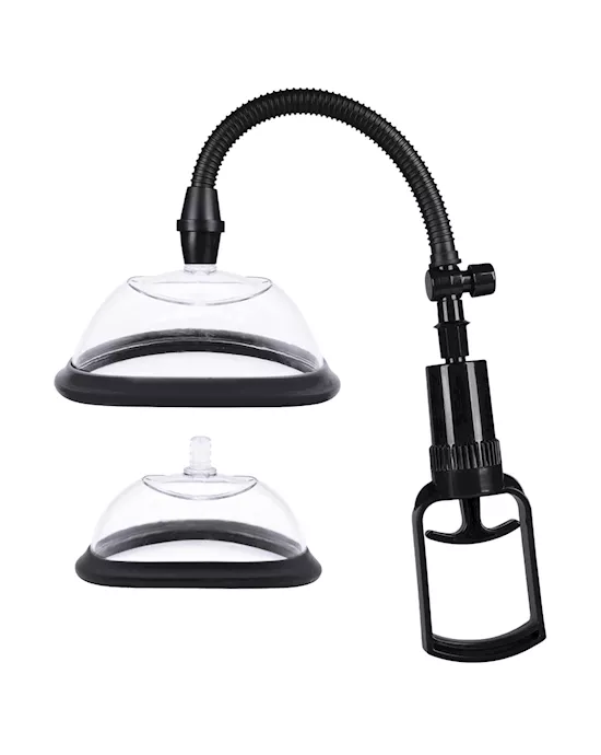 Manual Pussy Pump with Dual Cups