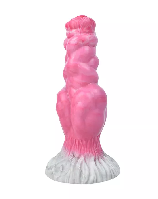Wild Disobedient Canine Knotted Fantasy Dildo