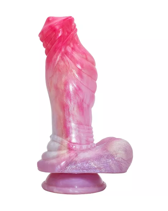 Wild Provoked Dragon Fantasy Dildo with Balls