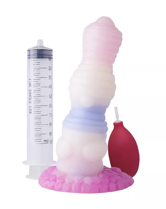 Wild Two Headed Mummy Knotted Squirting Fantasy Dildo