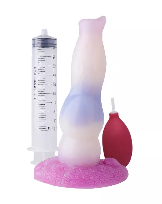 Wild Hypnotic Jellyfish Knotted Squirting Fantasy Dildo