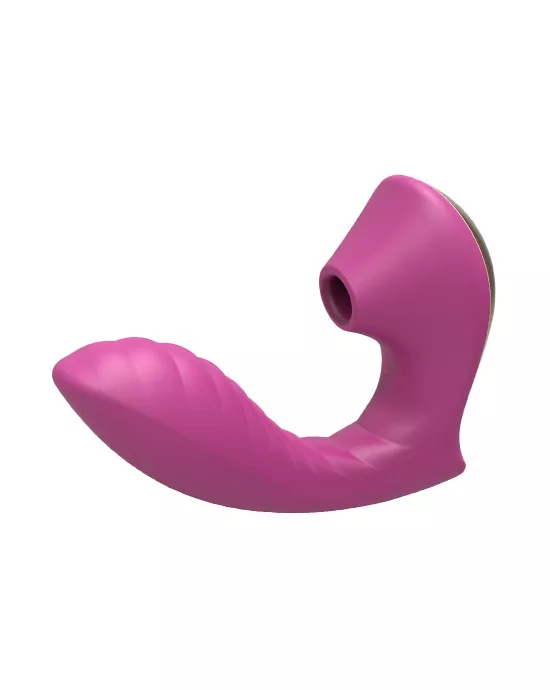 Slimline Bumpy Lover Suction Vibrator