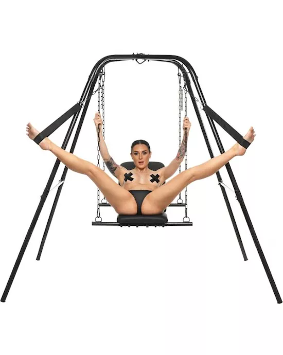 Throne Adjustable Sex Swing With Stand
