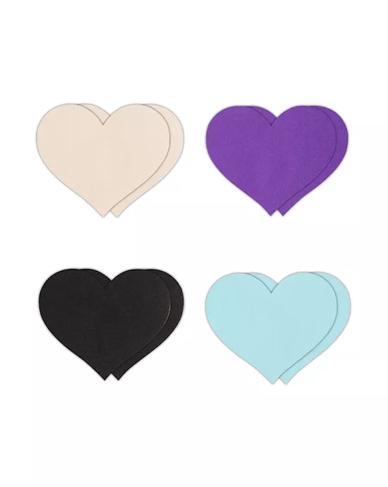 Pretty Pasties Heart I Assorted 4 Pair