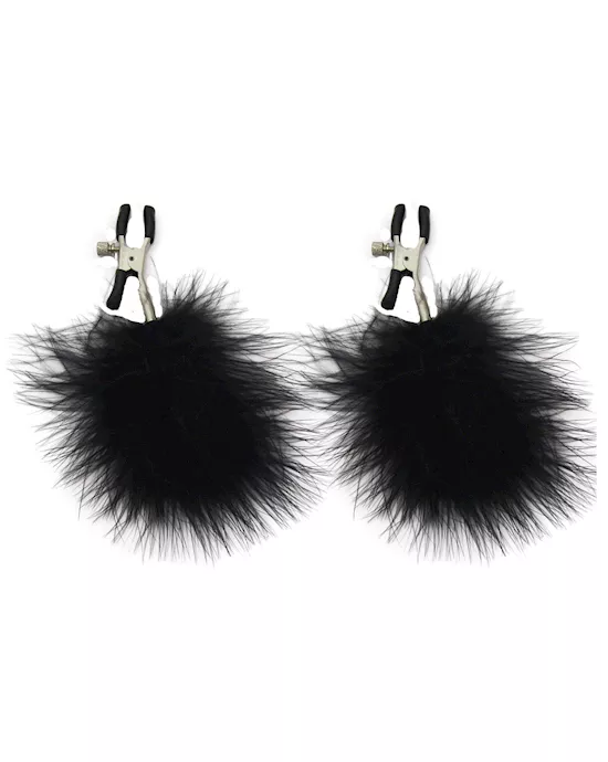 Sex & Mischief Feathered Nipple Clamps