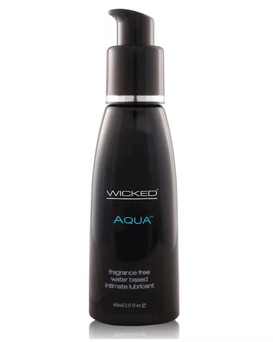 Wicked Sensual Care Aqua Water Based Lubricant - 2 oz Fragrance Free