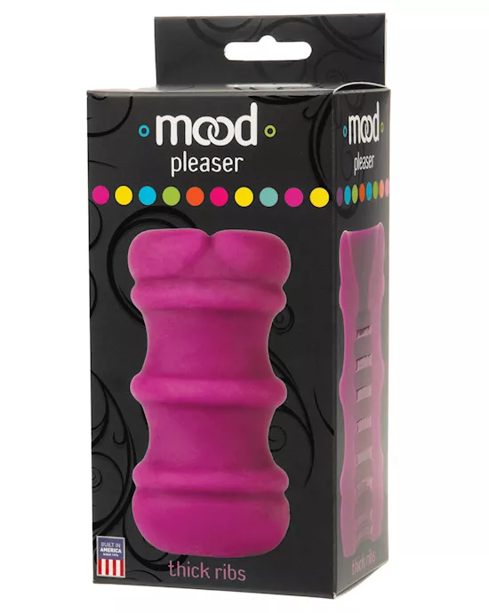 Mood Ultraskyn Thick Ribbed Stroker - Purple