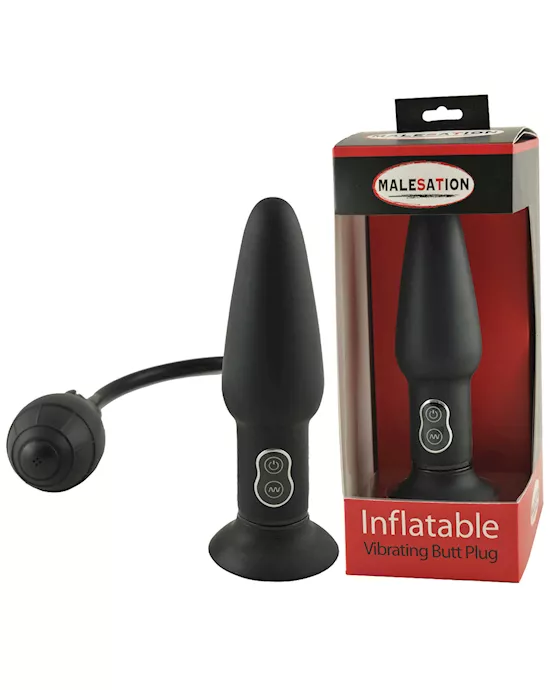 MALESATION Vibrating Inflatable Butt Plug