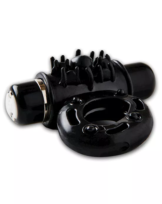 Nu Sensuelle Mate Ultra Bullet Ring Cockring 7 Function - Black