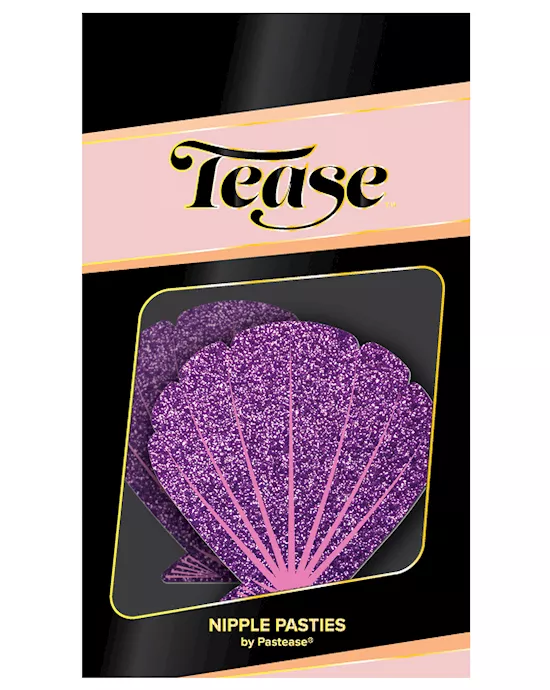 Pastease Premium Mermaid Glitter Seashell - Purple/Pink O/S