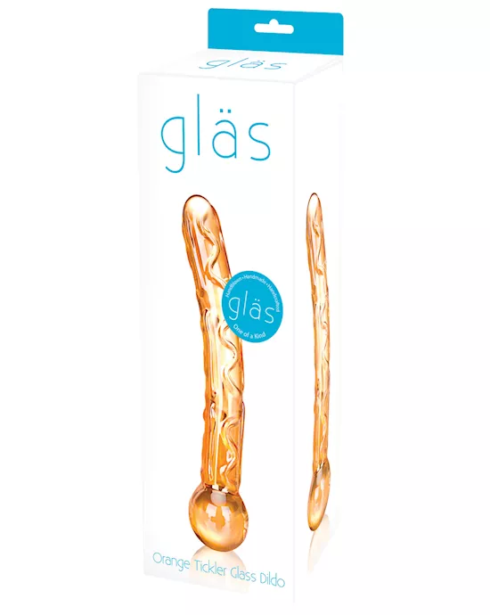 Glas Tickler Dildo - Orange