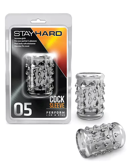 Blush Stay Hard Cock Sleeve 05 - Clear