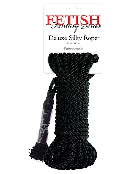 Fetish Fantasy Series Deluxe Silk Rope - Black