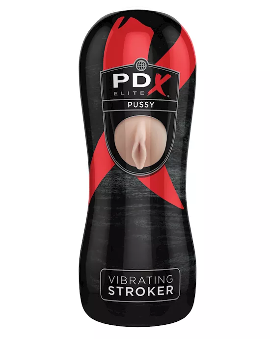 PDX Elite Vibrating Stroker - Pussy