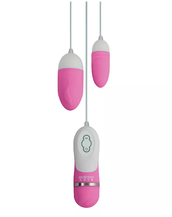 GigaLuv Dual Vibra Bullets - 10 Functions Pink