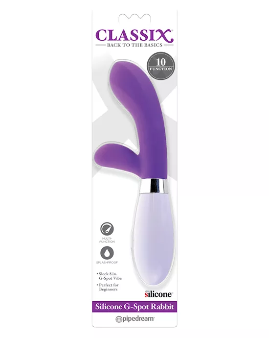 Classix Silicone G-Spot Rabbit - Purple