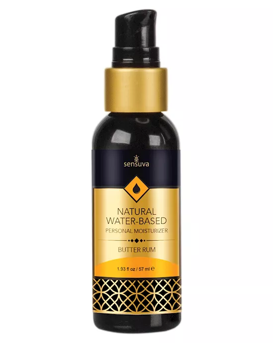 Sensuva Natural Water Based Personal Moisturizer - 1.93 oz Butter Rum