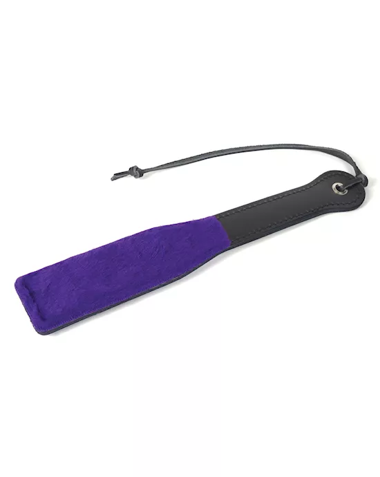 Spartacus 12" Faux Fur Paddle - Purple