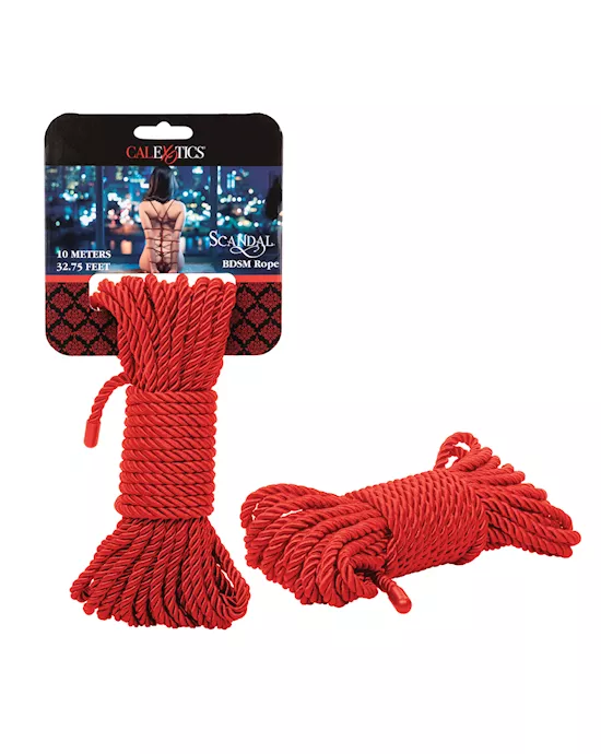 Scandal BDSM Rope - 10m Red