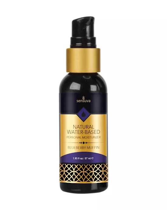 Sensuva Natural Water Based Personal Moisturizer - 1.93 oz Blueberry Muffin