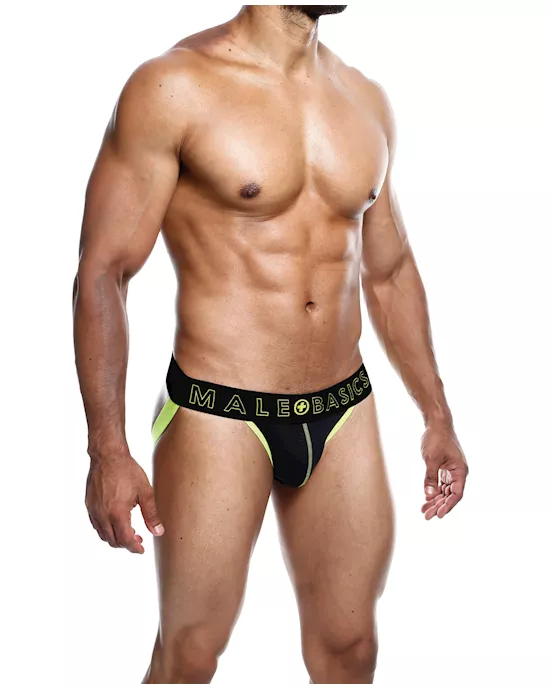 Male Basics Neon Jockstrap Neon Yellow MD