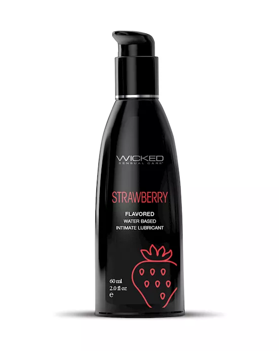 Wicked Sensual Care Water Based Lubricant - 2 oz Strawberry