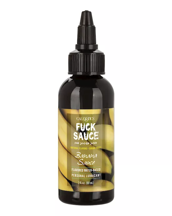 Fuck Sauce Flavored Water Based Personal Lubricant - 2 oz Banana