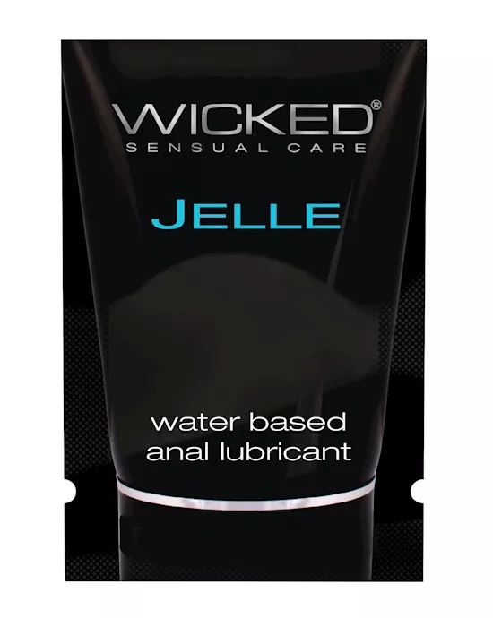 Wicked Sensual Care Jelle Water Based Anal Lubricant - .1 oz Fragrance Free