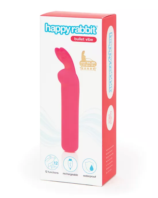 Happy Rabbit Rechargeable Bullet - Pink