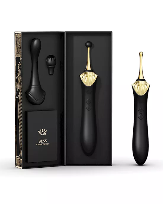ZALO Bess Clitoral Vibrator - Obsidian Black