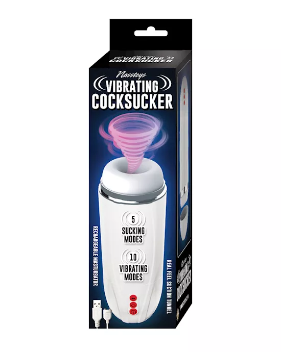 Vibrating Cocksucker - White