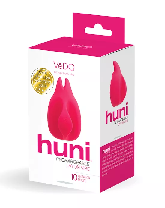 VeDO Huni Rechargeable Finger Vibe - Foxy Pink