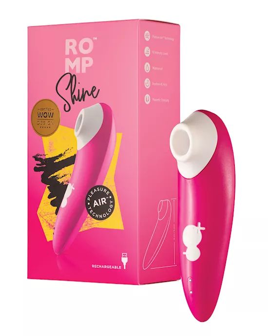 ROMP Shine Clitoral Vibrator - Pink