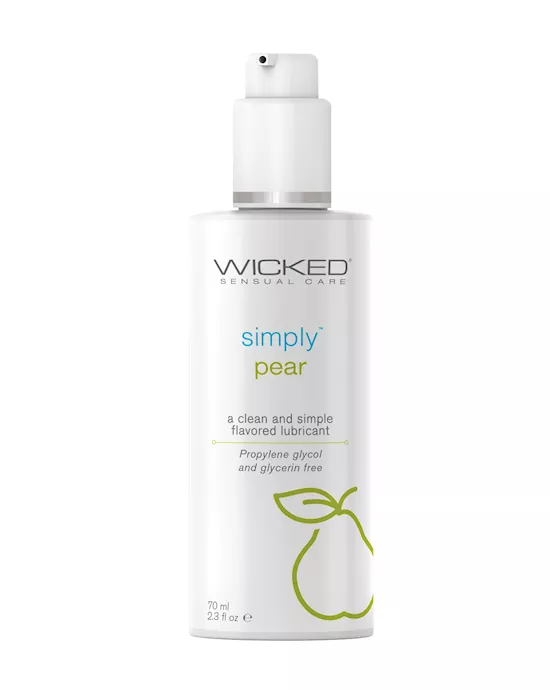 Wicked Sensual Care Simply Water Based Lubricant - 2.3 oz Pear