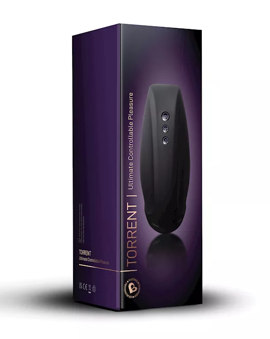 Rocks Off Torrent Rechargeable Stroker - Black