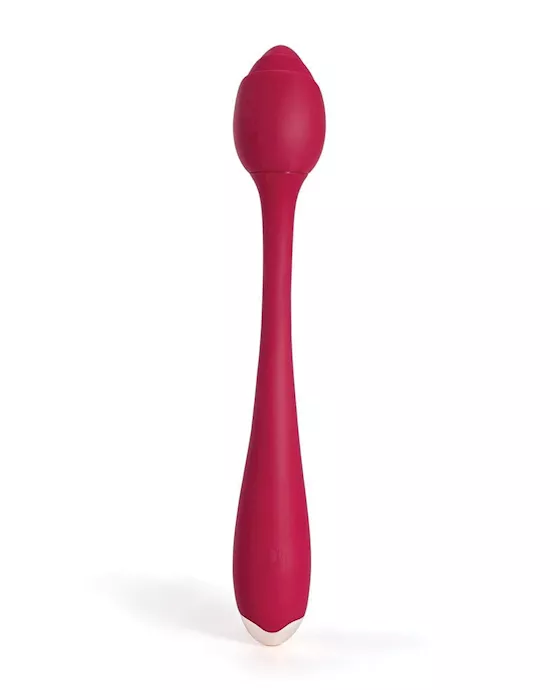 Rosette Clitoral & G Spot Vibrator - Red