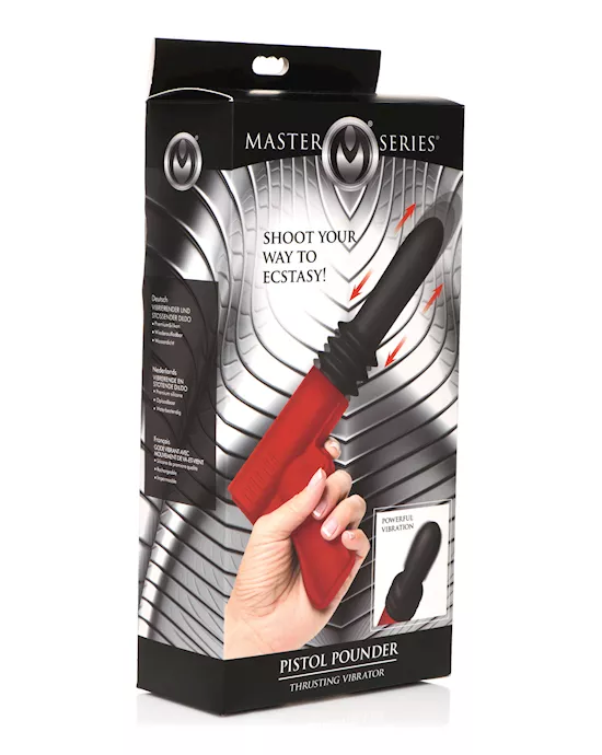 Master Series Thrusting Pistola Vibrator
