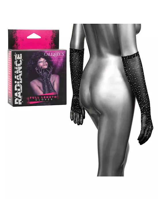 Radiance Full Length Gloves Black O/S
