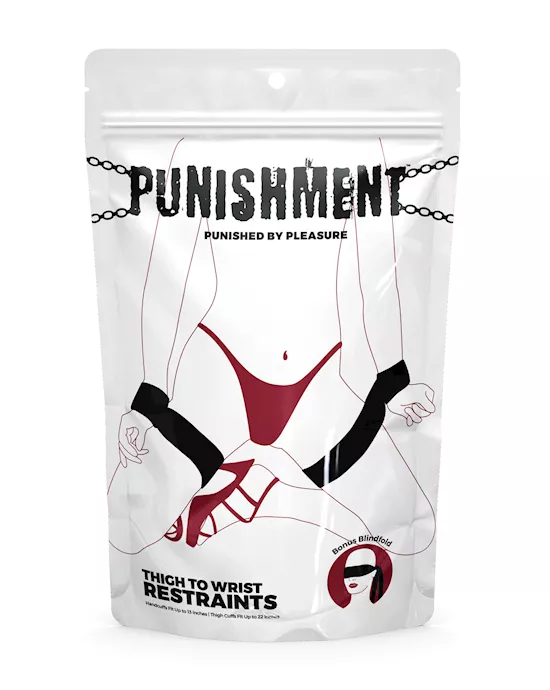 Punishment Thigh to Wrist Restraints