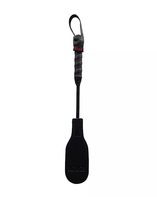 Rouge Mini Leather Oval Paddle - Black
